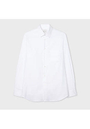 Paul Smith Modern-Fit White Cotton-Twill Shirt