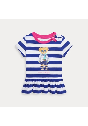 Polo Bear Cotton Jersey Peplum Tee