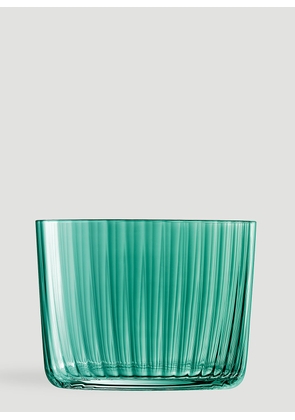 LSA International Set Of Four Gems Tealight Holders -  Candles & Scents Green One Size