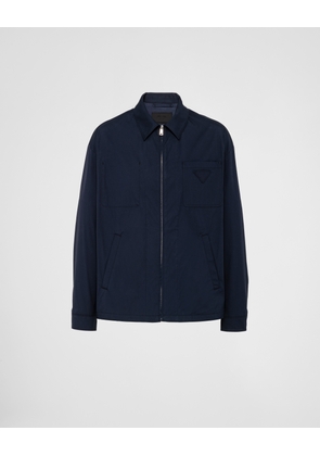 Stretch cotton blouson jacket