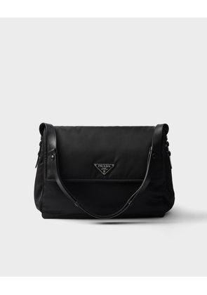Prada Traveller large padded Re-Nylon shoulder bag
