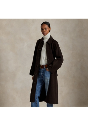 Wool-Cashmere-Blend Balmacaan Coat