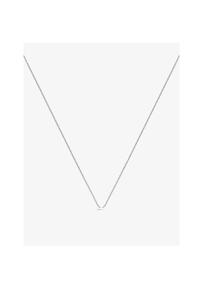 Womens Monica Vinader Sterling Silver Adjustable 15-17' Rolo Chain