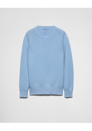 Wool and cashmere crew-neck sweater
