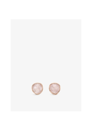 Womens Monica Vinader Siren 18ct Rose Gold-Plated Vermeil Earrings
