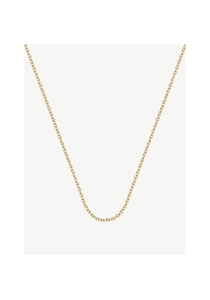 Womens Monica Vinader 18ct Yellow Gold-Plated Vermeil Sterling Silver Rolo Neck Chain