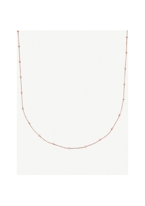 Womens Monica Vinader 18ct Rose-Gold Vermeil Chain Necklace