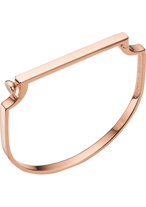 Womens Monica Vinader Signature 18ct Rose Gold-Plated Bangle