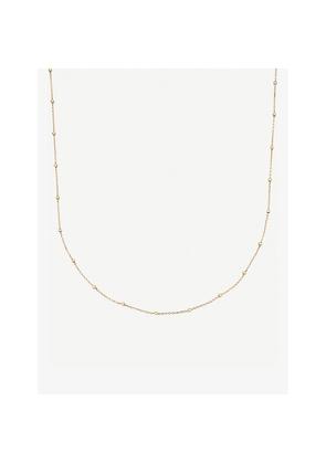 Womens Monica Vinader 18ct Yellow Gold-Plated Vermeil Silver Chain Necklace