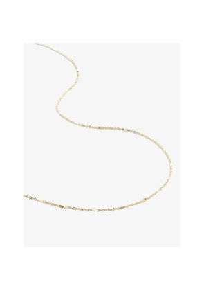 Monica Vinader Shimmer 14ct Yellow-Gold Chain Necklace