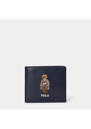 Polo Bear Leather Billfold Coin Wallet