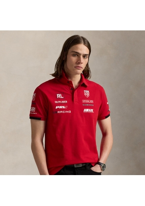 Custom Slim Fit Stretch Mesh Polo Shirt