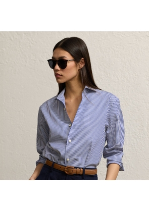 Capri Relaxed Fit Striped Cotton Shirt