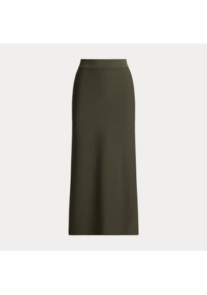 Rib-Knit Midi Skirt