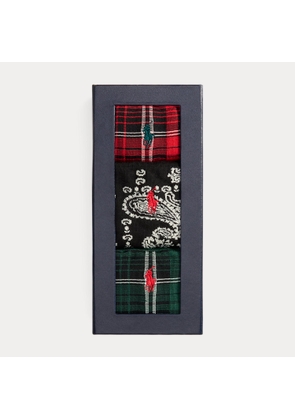 Bandanna & Plaid Sock 3-Pack Gift Set