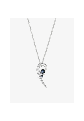 Womens Shaun Leane Hooked Pearl Sterling-Silver and Pearl Necklace