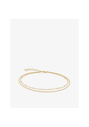 Monica Vinader 18ct Gold Vermeil Sterling Silver Anklet