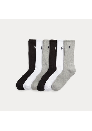 Cotton-Blend Crew Sock 6-Pack