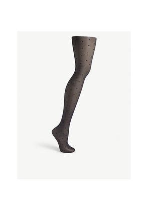 Womens Falke 15 Denier Polka Dot Tights