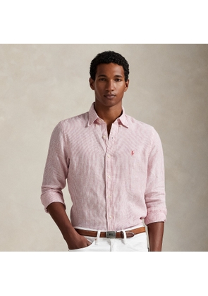 Custom Fit Striped Linen Shirt