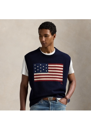 Big Fit Flag Sleeveless Jumper