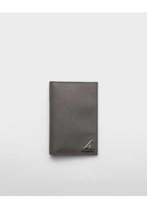 Saffiano leather passport holder