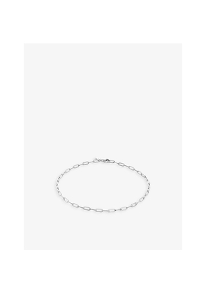 Womens Monica Vinader Mini Paperclip Sterling-Silver Chain Bracelet