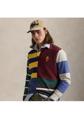 Classic Fit Patchwork Jersey Rugby Shirt