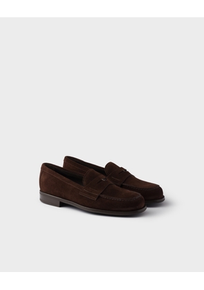 Suede loafers