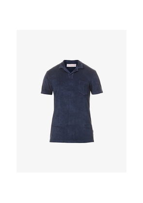 Mens Orlebar Brown Terry Relaxed-Fit Cotton Polo Top