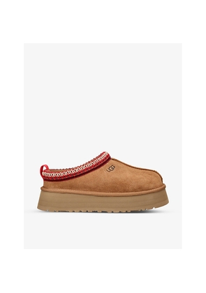 Womens UGG Tazz Suede and Shearling Slippers