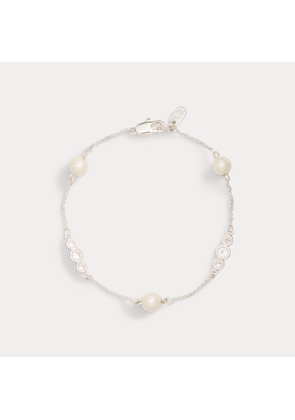 Faux-Pearl Station Bracelet