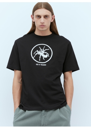 ICE & TECHNO Spider T-shirt - Man T-shirts Black L