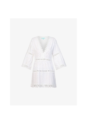 Womens Melissa Odabash Victoria Semi-Sheer Cotton Cover-Up