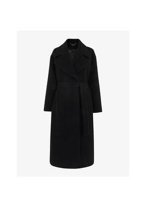Womens Whistles Lorna Tie-Waist Wool Coat
