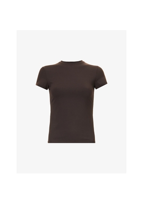Womens Adanola Ultimate Slim-Fit Stretch-Woven T-Shirt