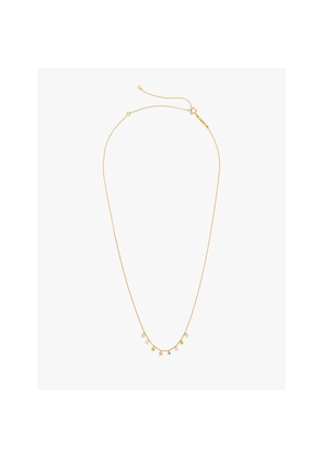 Womens PDPAOLA Rainbow Salsa Mini 18ct Yellow-Gold Plated Sterling-Silver and Zirconia Pendant Necklace