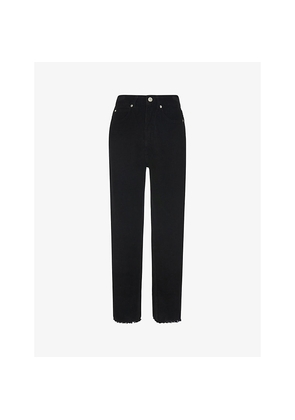 Womens Whistles High-Waist Corduroy Barrel Jeans