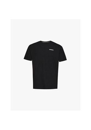 Mens Patagonia Logo-Print Cotton-Blend T-Shirt