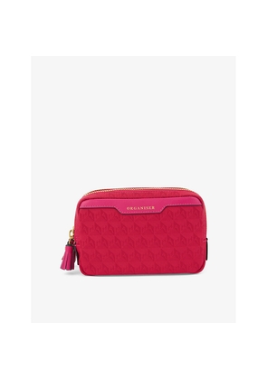 Womens Anya Hindmarch Organiser Duo Woven Pouch