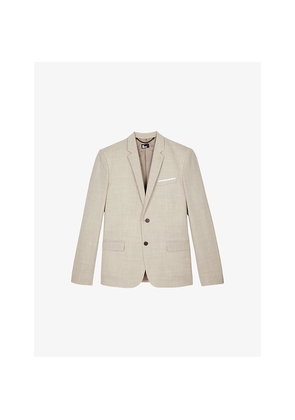Mens The Kooples Single-Breasted Notch-Lapel Wool Blazer