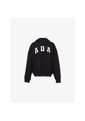 Womens Adanola Oversized-Fit Logo-Embroidered Cotton Hoody