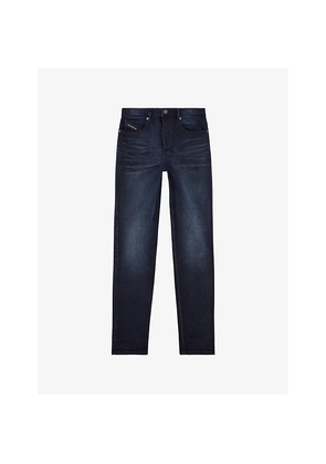 Mens Diesel 2023 D-Finitive Tapered-Leg Regular-Fit Denim-Blend Jeans