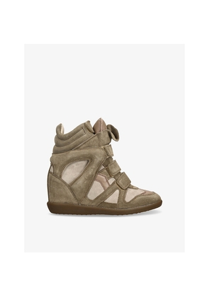 Womens Isabel Marant Bekett Suede High-Top Trainers