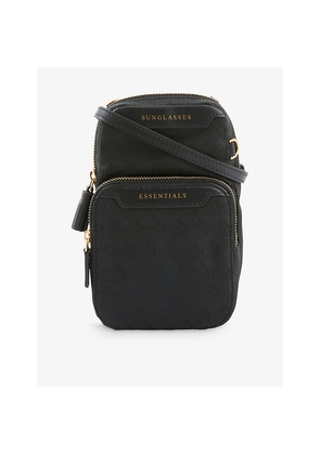 Womens Anya Hindmarch Essentials Double-Pocket Nylon Cross-Body Bag