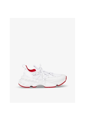 Womens Christian Louboutin Trailnrun Donna Leather Running Sneakers