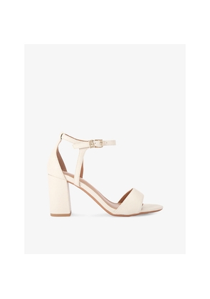 Womens KG Kurt Geiger Faryn Faux-Leather Heeled Sandals