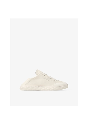 Womens Jimmy Choo Diamond Light Leather Low-Top Trainers