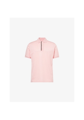 Mens Paul Smith Regular-Fit Striped-Trim Cotton-Pique Polo Shirt