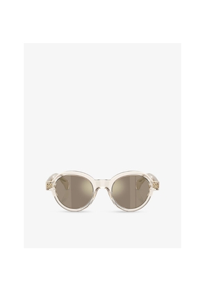 Moncler Me6003 Rondosa Round-Frame Sunglasses